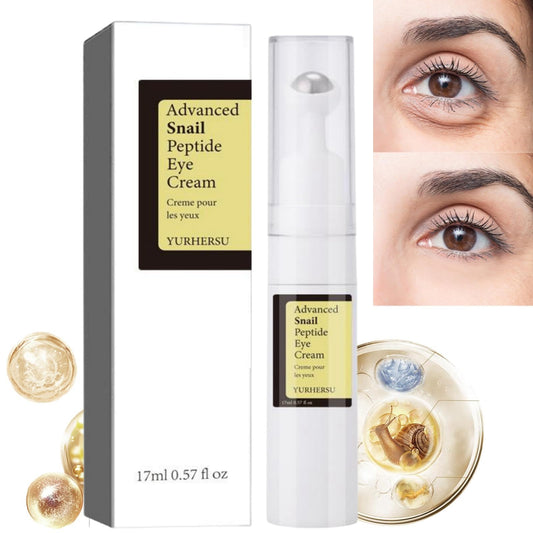 Ruojiar Eye Cream for Dark Circles and Puffy Eyes,Anti Wrinkle Eye Cream,Snail Peptide Energetic Eye Roll-On,Under Eye Roller Cream,Hydrating and Firming Eye Serum Creams,Eye Repair Cream,Eye Bags Remover