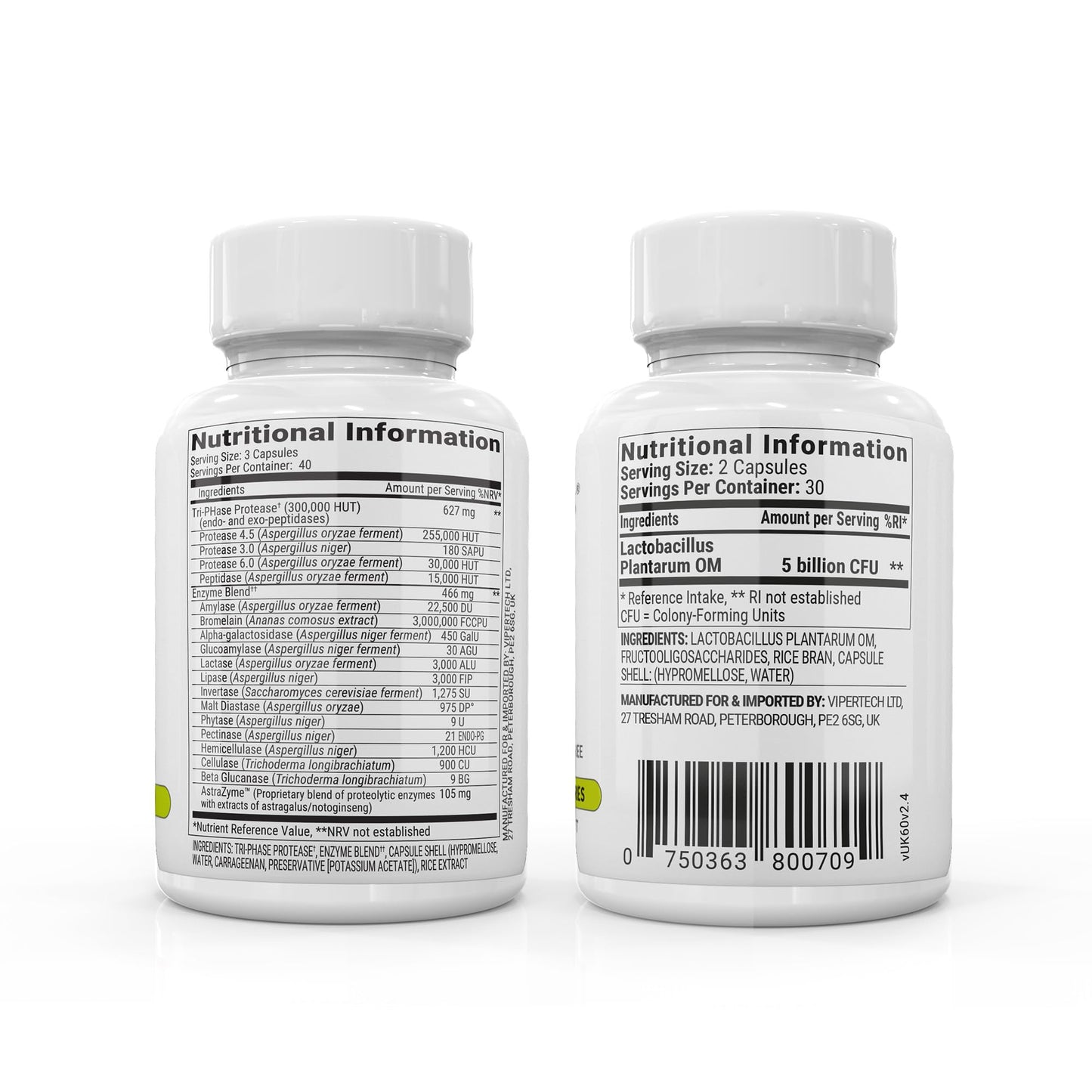 BIOptimizers BiOptimizers MassZymes and P3-OM Supplement Bundle | 180 Capsules
