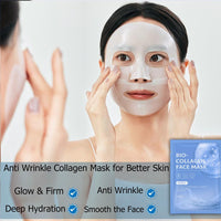 IZBEAUVO 7PCS Bio Collagen Face Mask, Biodance Collagen Mask Overnight, Biodance Bio-Collagen Real Deep Mask, Collagen Face Mask For Hydrate, Brighten, Shrink Pores (7)