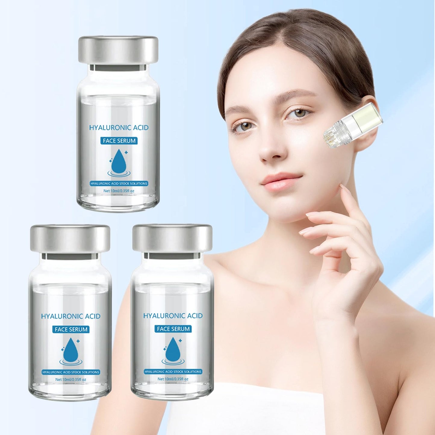 FunnAura 3PCS Facial System for Micro Infusion, Beauty Micro Lips Infusion System Kit for All Skin Types