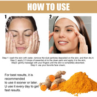 Turmeric Serum Dark Spot Removal, Ksndurn Turmeric Face Serums Oil, Turmeric Dark Spot Corrector Serum for Face & Body, Heals Scars, Moisturizing, Skin Brightening Serum for Dark Spots