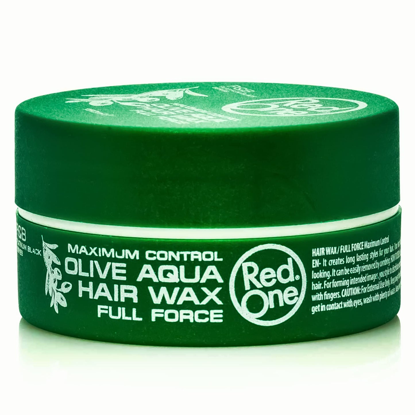 Redone Hair Styling Aqua Hair Wax Olive 1x 150ml | Full Force | Strong Hold | Maximum Control | Olive Scent | Women & Men Hair Wax | Texturizing Wax