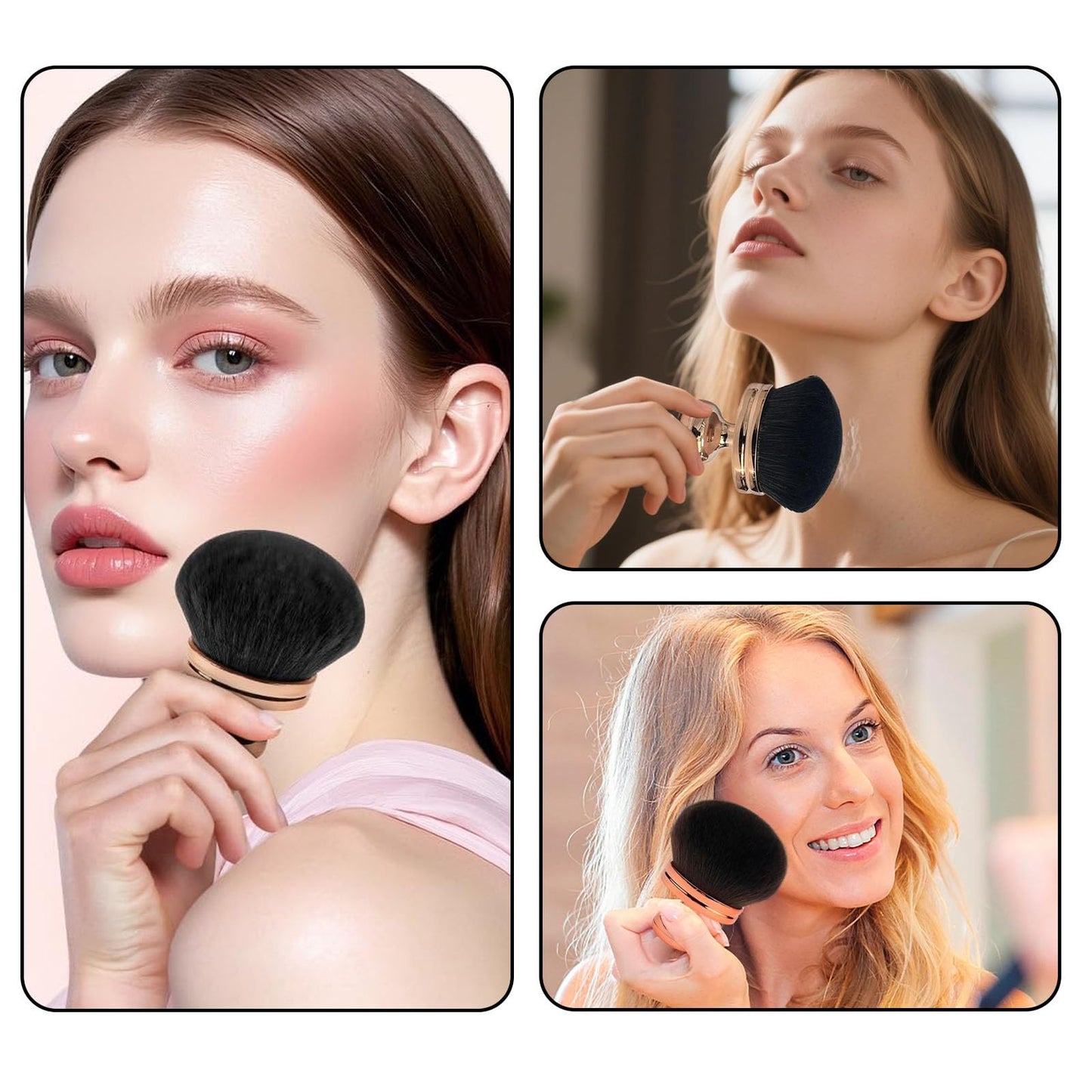 FDRJKN 2 Pcs Fake TanFor Face & Body, Instant Tanning Kit Essential