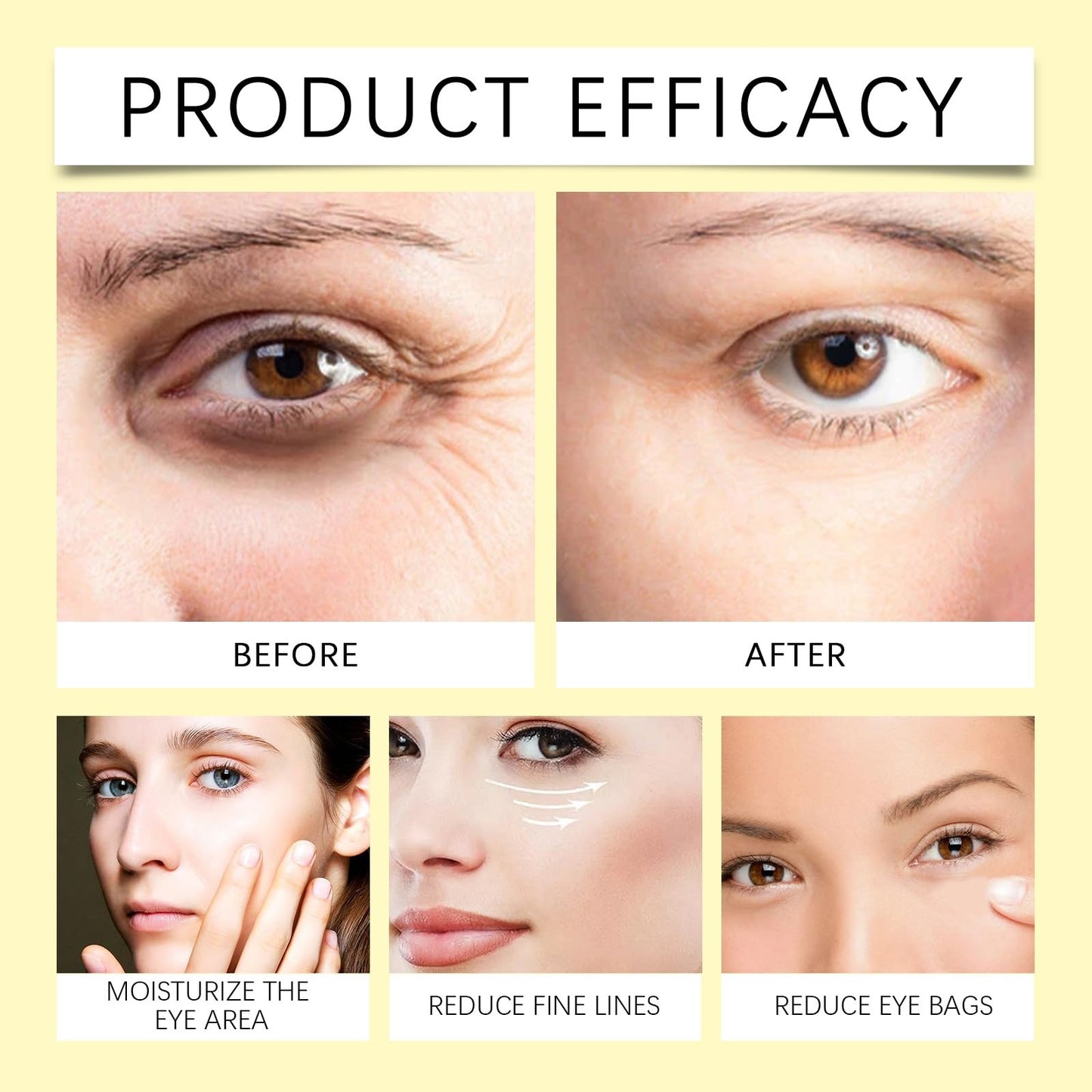 OuXing Vitamin C Turmeric Eye Cream Anti Aging,Eye Cream,Under Eye Cr-eam for Da-rk Circles,Dar-k Circle E-y-e Cream,E-ye Cre-am for Da-rk Cir-cles and Puffy E-ye,Ey-e Cre-am Anti Aging,15g