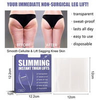 10pcs Body Tape for Skin Thigh Lift, Firming Thigh Lift Tape, Invisiblely Sticker,Leg Firming Lifters, Invisible Body Shaping, All-Day Sweatproof, for Men & Women