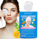 ZyranovaE Glycolic Acid Pads,Glycolic Acid Peel Pads with 10% Ultra Pure Glycolic + 2% Salicylic Acid,Cleansing Pads for Face & Body with Vitamins B3, C & E, Green Tea, Calendula, Allantoin - 40 Pads