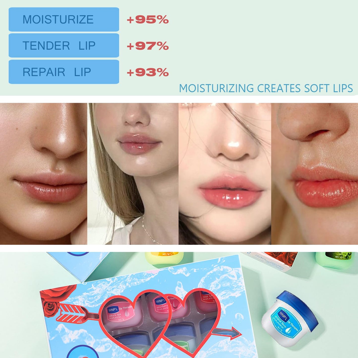 FANFALUV Lip Balm Set 16 Pack Lip Balm Multipack Makeup Gift Set Natural Moisturizing Cracking Lip Lipbalm Chapstick Gifts For Women Skincare Lip Care Lip Balm Kids (2 Boxes)