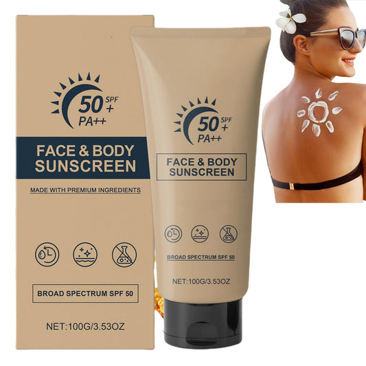 Siyinzu Beef Tallow Sunscreen Spf 50+,Beef Tallow Sun Cream SPF 50,Grass Fed Be/ef Tallow Natural Sun/screen,Natural Tallo/w Sun Crea/m for Face/Body,Non Greasy Sun C/ream Spf 50,Sunscree/n for Oily/Dry Skin