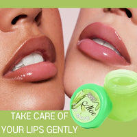 TBeautfave Lip Sleeping Mask, Aloe Vera Lip Mask Overnight Lip Balm Lip Oil Lip Moisturiser Nourishing for Dry Chapped Peeling Cracked Lips Lip Plumper Fades Lip Lines Lip Repair Lip Care