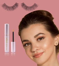 10 pairs Natural False eyelashes 3D Fake Lashes 100% Handmade Short Soft Reusable Eye Lash Transparent Strip Lashes Natural looking eyelash by EMEDA (Natural False Lashes 07)