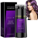 SingHao Polar Hair Dye Shampoo,3-In-1 Sha/mpoo for Color Treated Ha/ir,Instant D/ye Sham/poo,H/air Colour S/hampoo for Women Grey Ha/ir Coverage,Home Hair Dy/e Pu/re Plant Extract,Anti Grey Shampoo(Purple)