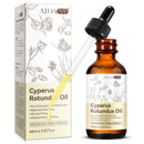 Frovetani Cyperus Rotundus Oil, Natural Cyprus Oil, Reduces Unwanted Body Hair, Smooth Skin & Hair Removal, Reducing Body Hair Growth, Moisturizing & Soothing for All Skin Types, 2.02 oz (2)