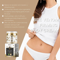 IZBEAUVO Bee Venom Skin Firming Body Cream, Skin Tightening Cream Body, Bees Firming Moisturizing Cream, Cellulite Cream For Firmer & Recovered Skin, Luxury Bee Venom Slimming Cream, Natural Bee Venom Cream