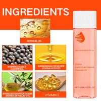 ISBEAUSOLS Scar & Stretch Mark Removal Oil – Collagen Boosting & Firming Body Oil for Women, Skin Regenerate Massage Oil, Moisturising Skincare Oil Improves Skin Texture & Elasticity 125ml