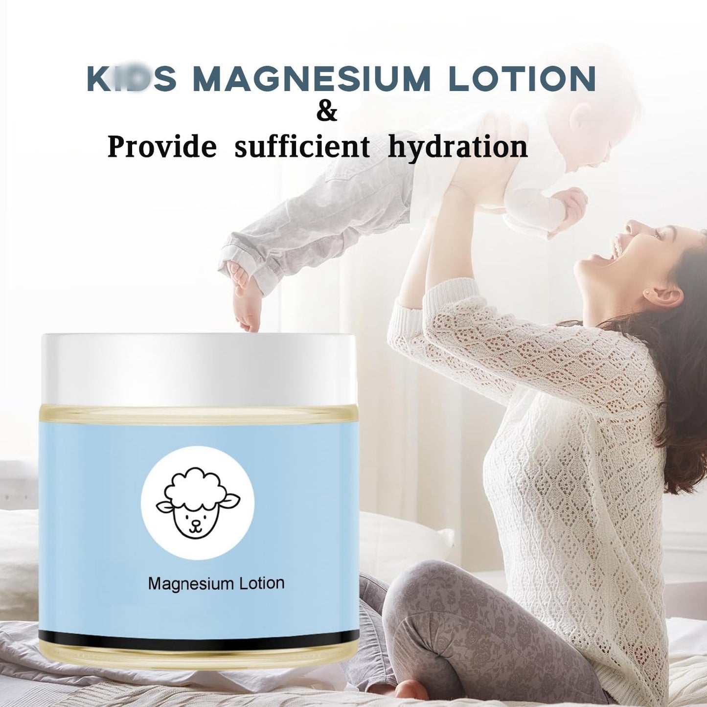 AINxtolm Sleep Ki-ds' Body Lotion,Magnesium Lotion for K-ids,Ba-by Bedtime Lotion,Magnesium Sleep Cream,Magn-esium Lot-ion for K-ids Sle-ep Calm,Skin Tightening Cream for Face,Ba-by Essentials for Newborn