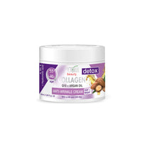 Victoria Beauty Day and Night Anti-Aging Moisturiser with Collagen, Hyaluronic Acid, Q10, Argan Oil, and a UVA/UVB Filter for Ages 40 – 55, Pack of 2 Creams (2 x 50 ml)