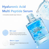 Tongyend Hyaluronic Multi Peptide Serum for Glowing and Soothing, PDRN Serum, Plumping Radiant Peptide Serums for Face, Hydrating Serums, Korean Skin Care, Anti-Aging Moisturiser,30ml