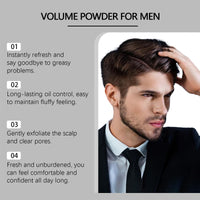 AuraAnge Volume Powder for Men, Texture Powder - Hair Styling Dust for Instant Texture & Volume, Leave-in Powdered Formula for Fluffy Hair - Men's Tress Dust Styling, 40g / 1.41oz
