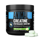 Animal Creatine Chews Tablets - Enhanced Creatine Monohydrate with AstraGin to Improve Absorption, Sea Salt for Added Pumps, Delicious and Convenient Chewable Tablets - Green Apple - 120 Count