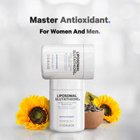 Codeage Liposomal Glutathione Supplement - Pure Reduced Setria L Glutathione Skin - Nano Encapsulated Glutathione Powder Pills - Phospholipids - Antioxidant Complex - Vegan, Non-GMO - 60 Capsules