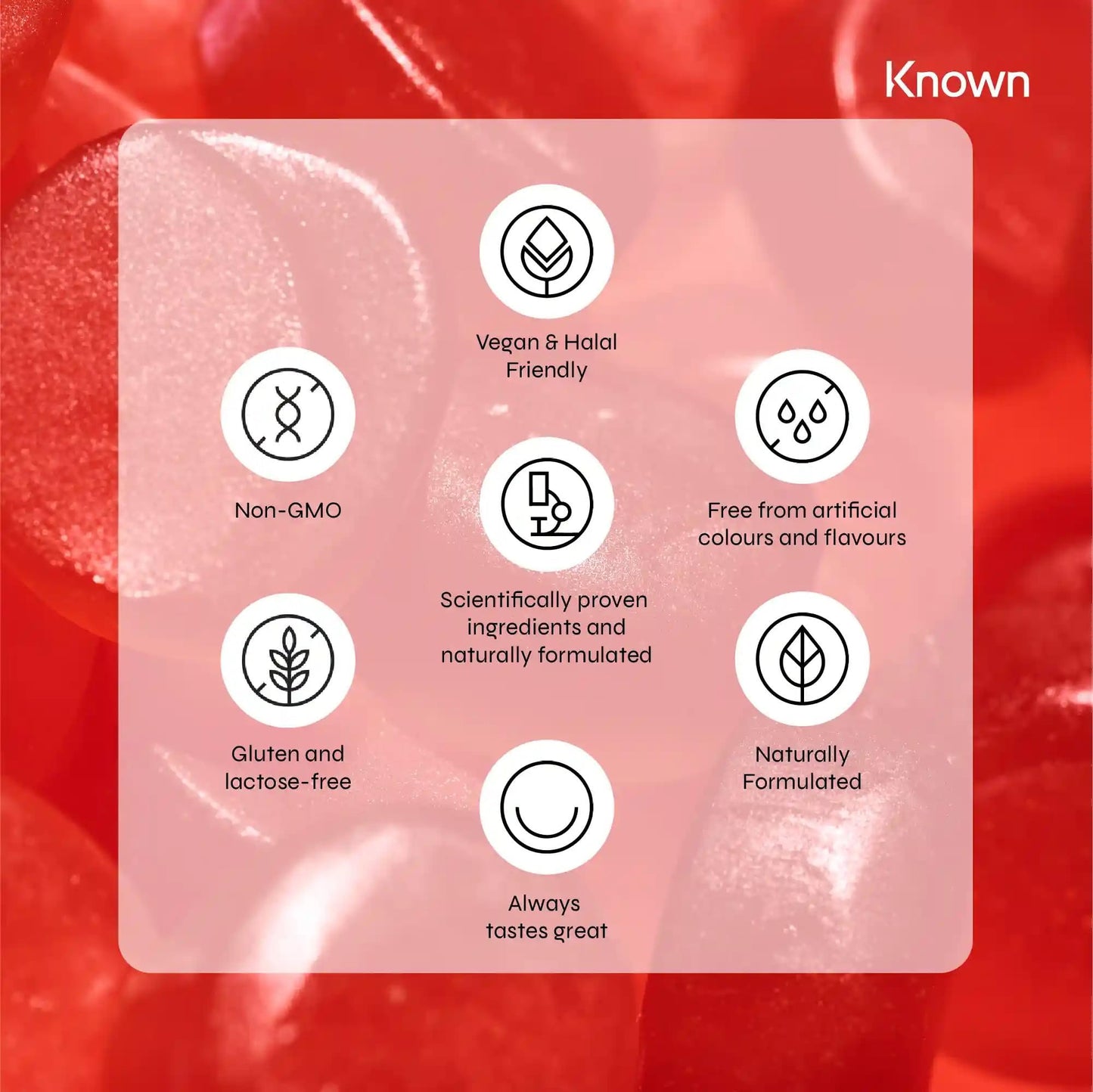 Pregnancy Vitamin Gummies for Women with 400mcg Folic Acid by Known | 60 Two-a-Day Gummies (One Month’s Supply) | Prenatal & Postnatal Support | Raspberry Flavoured Gummies (2)