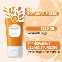 Orange Enzymes Exfoliating Gel,Orange Peeling Gel,Facial Scrub Exfoliating Cleanser,Face and Body Exfoliati/ng Scrub Ge/l,Deep Exfolia-ting Cleanser,Face Exfoliator,Whitening Deep Exfoliator
