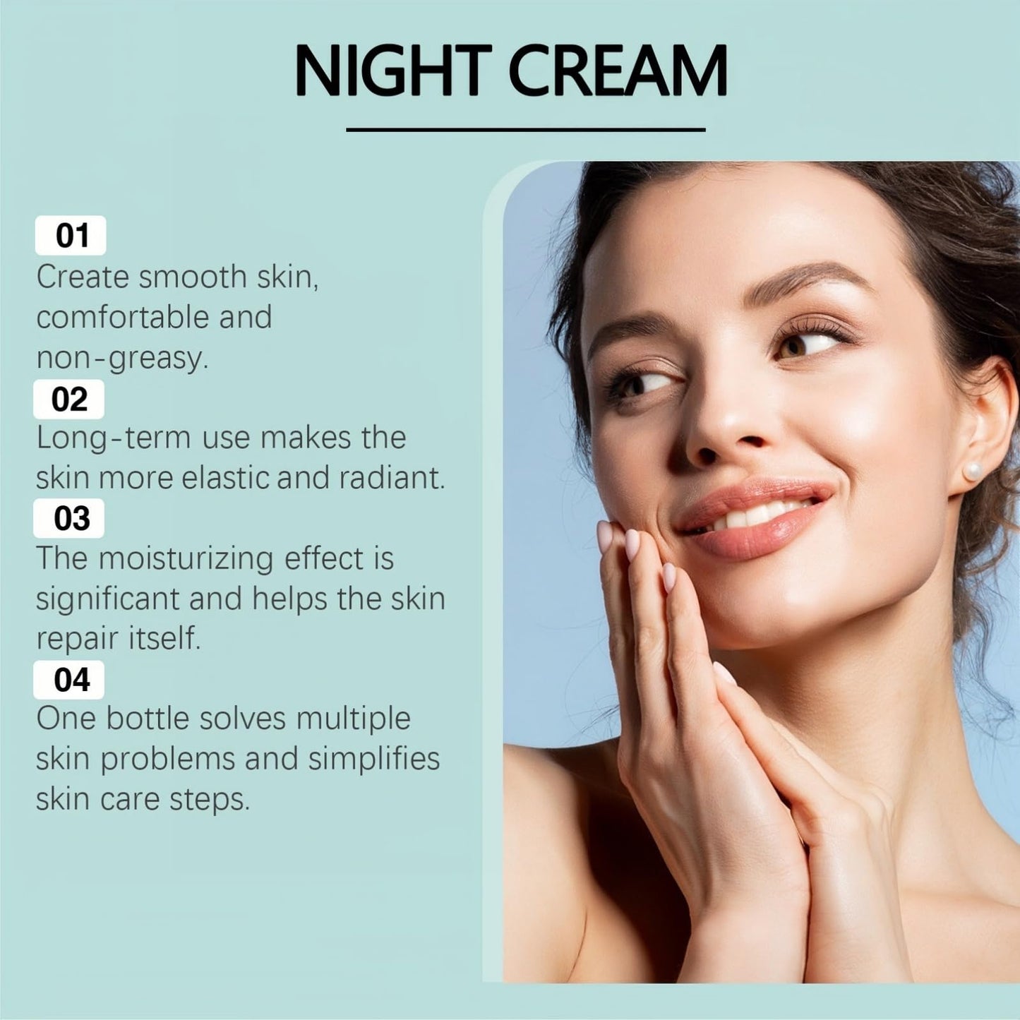 Skin Renewal Face Cream,Natural Moisturiser Face Women,Saa/m Face Cream,Dark Spot Remover for Face,Anti Aging Brightening F/ace Cre/am,Moisturiser Fa/ce Women,Rich Emollient for Dark Spots,Non-Greasy
