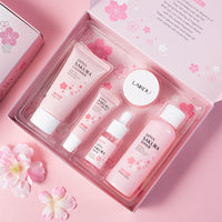 ChicNana SkinCare Set, JAPAN Sakura Skin Care Sets & Kits, Cleanser, Toner, Serum, Eye Cream, Face Cream, Skin Care Gift Set, Hair Care Gift Set for Teenage Girls(5pcs)