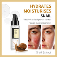 Tongyend Snail Repair Essence, Snail 96% Mucin Power Repairing Essence, Hyaluronic Acid Serum for Face, Hydrating Serum for Face with Snail Secretion Filtrate for Dull & Damaged Skin