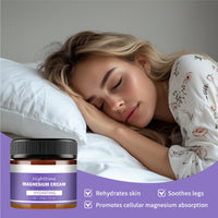 SingHao 100g Magnesium Soothing Sleep Cream,Magnesium Cream for Sleep&Muscle Relief,High Strength Magnesium Butter,Topical Night Calming&Deep Relaxation,Magnesium Soothing Sleep Cre/am for Relief Legs