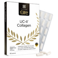 Healthspan Elite UC-II® Collagen (60 Tablets) | Contributes to Normal Collagen Formation | Supports Joint Function and Tendon & Ligament Support | Effective Daily dose at just 40 mg UC-II