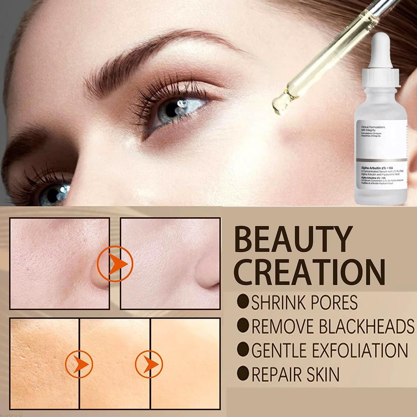 GNAUMORE Hyaluronic Acid 2% + B5,Hyaluronic Acid For Face Hydrated,Hyaluronic Acid Serum for Face,Dark Spot Remover for Face,Skincare Serum,Lightweight Face Serum 30ML