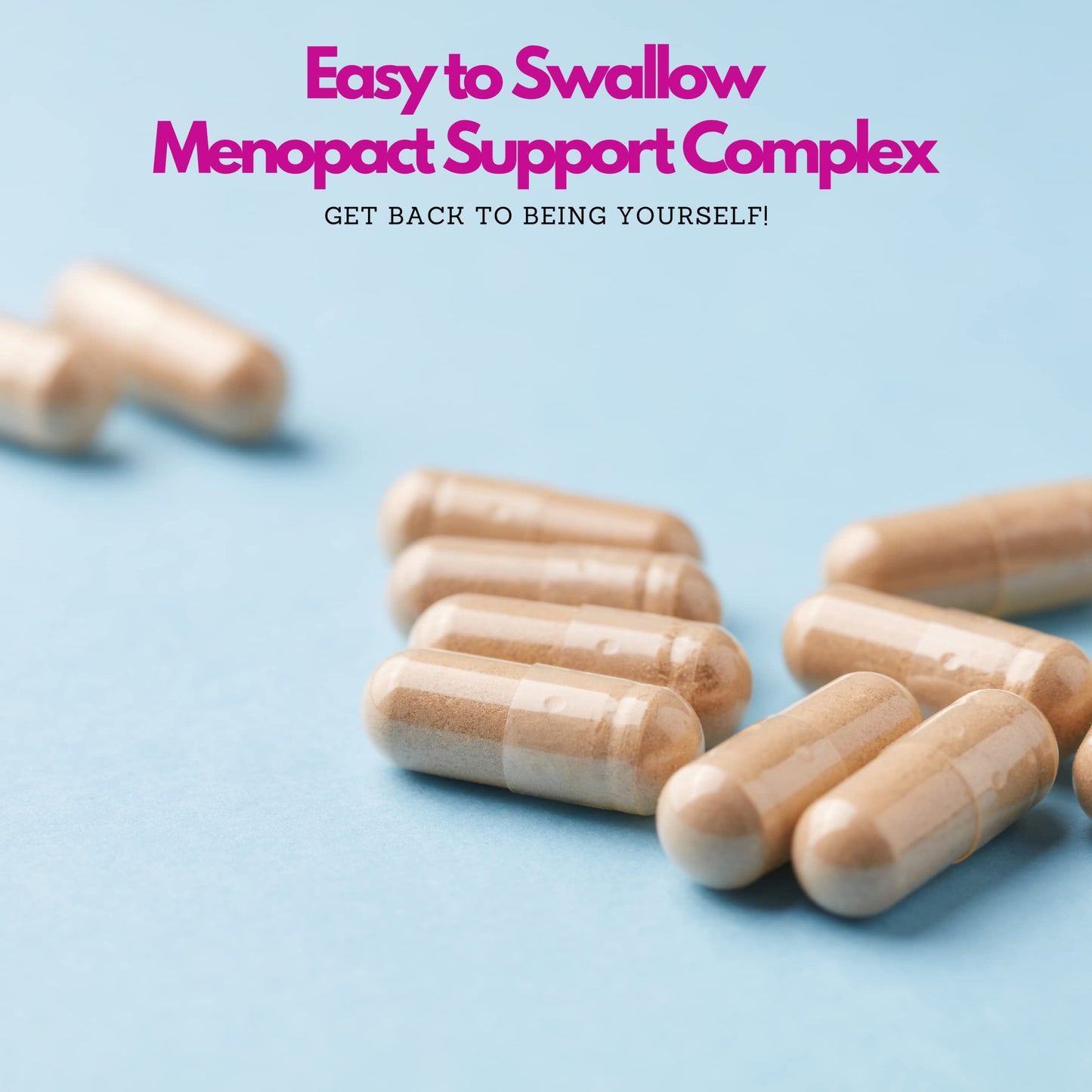 Meno Pact Support Complex - Perimenopause & Menopause Supplement for Women - 17 Active Ingredients - Formulated by Women’s Health Experts - High Strength Formula - 60 Vegan Capsules - Nutripact