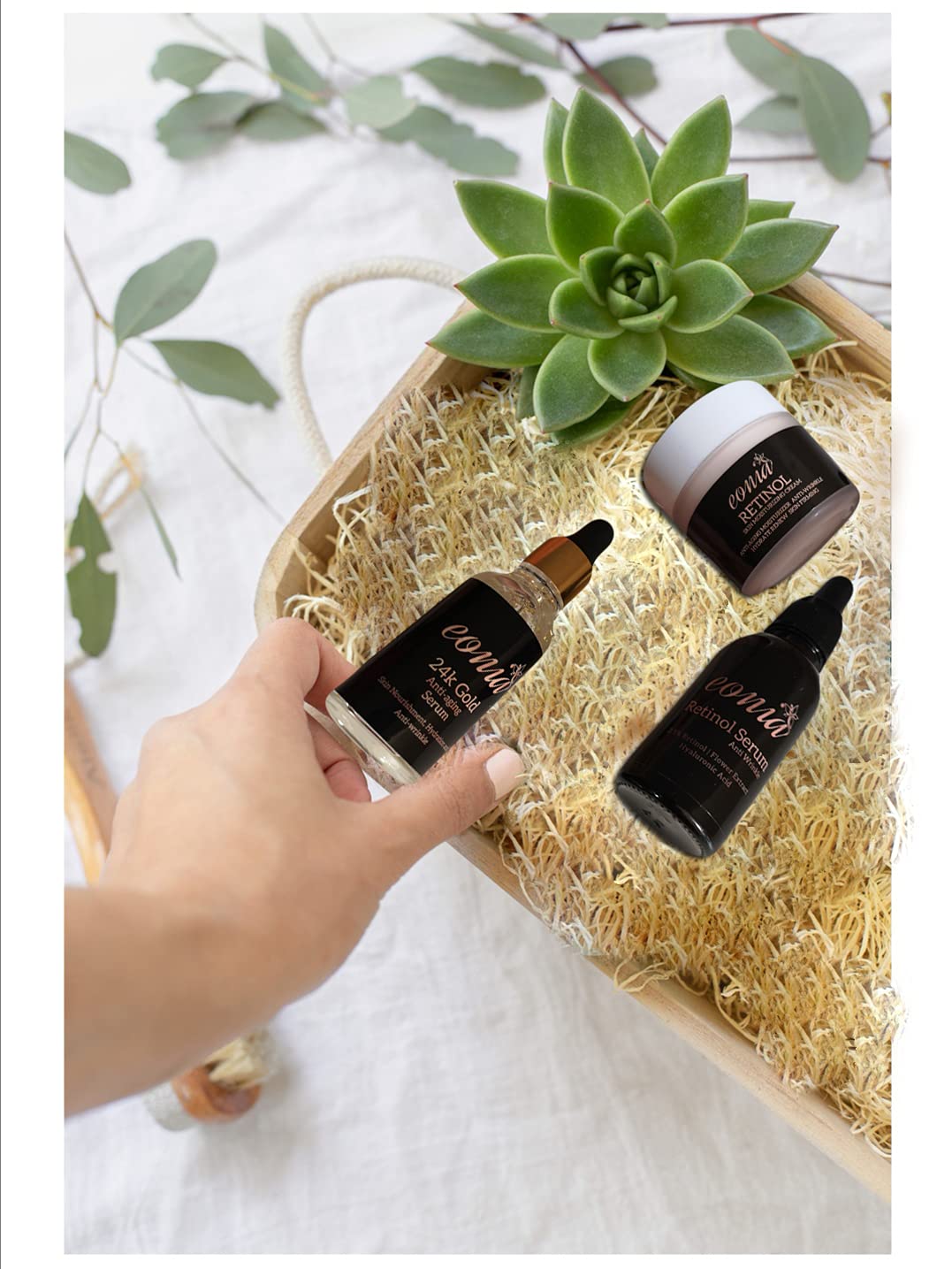 Retinol Serum 2.5% Vitamin A for Face with Hyaluronic Acid, Vitamin E and Aloe Vera - Anti Aging - Reduces Wrinkles & Fine Lines, Fades Dark Spots by Eonia Cruelty FREE & VEGAN