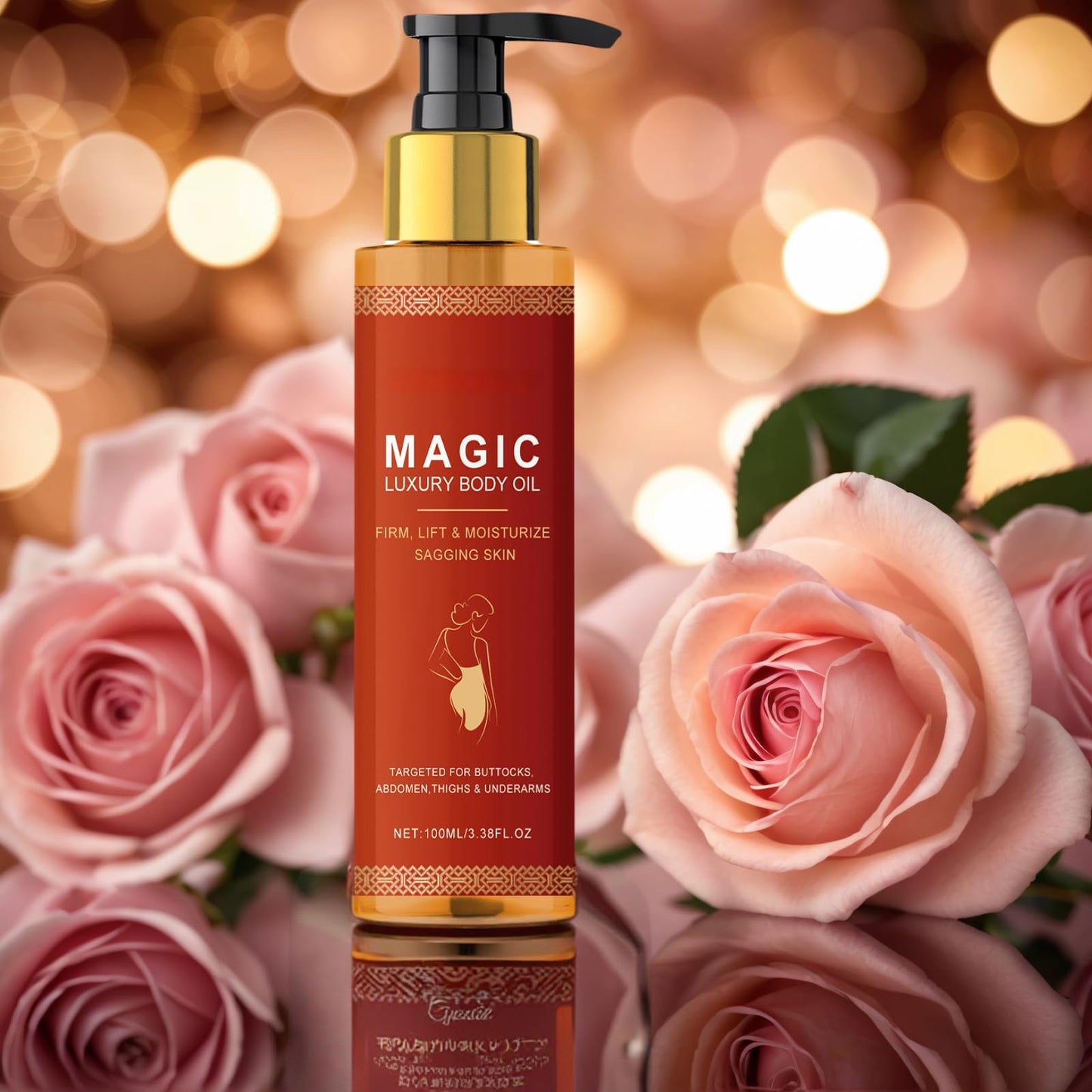 Dabacc Magic Firming Body Oil for Women, 100ml Glow Essence Moisturizing Lotion For Smooth, Collagen Lifting Skin Cream Reduce Finelines Plumping Moisturizin oil for Smooth,Radiant Skin