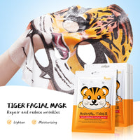 CTUBLIAUNX 7 Sheet Face Masks, Face Masks Skincare, Face Mask Set Anti Wrinkle & Anti Age, Facial Masks Reduces Dullness & Fine Lines, Moisturizing Face Mask with Animal Patterns for Women