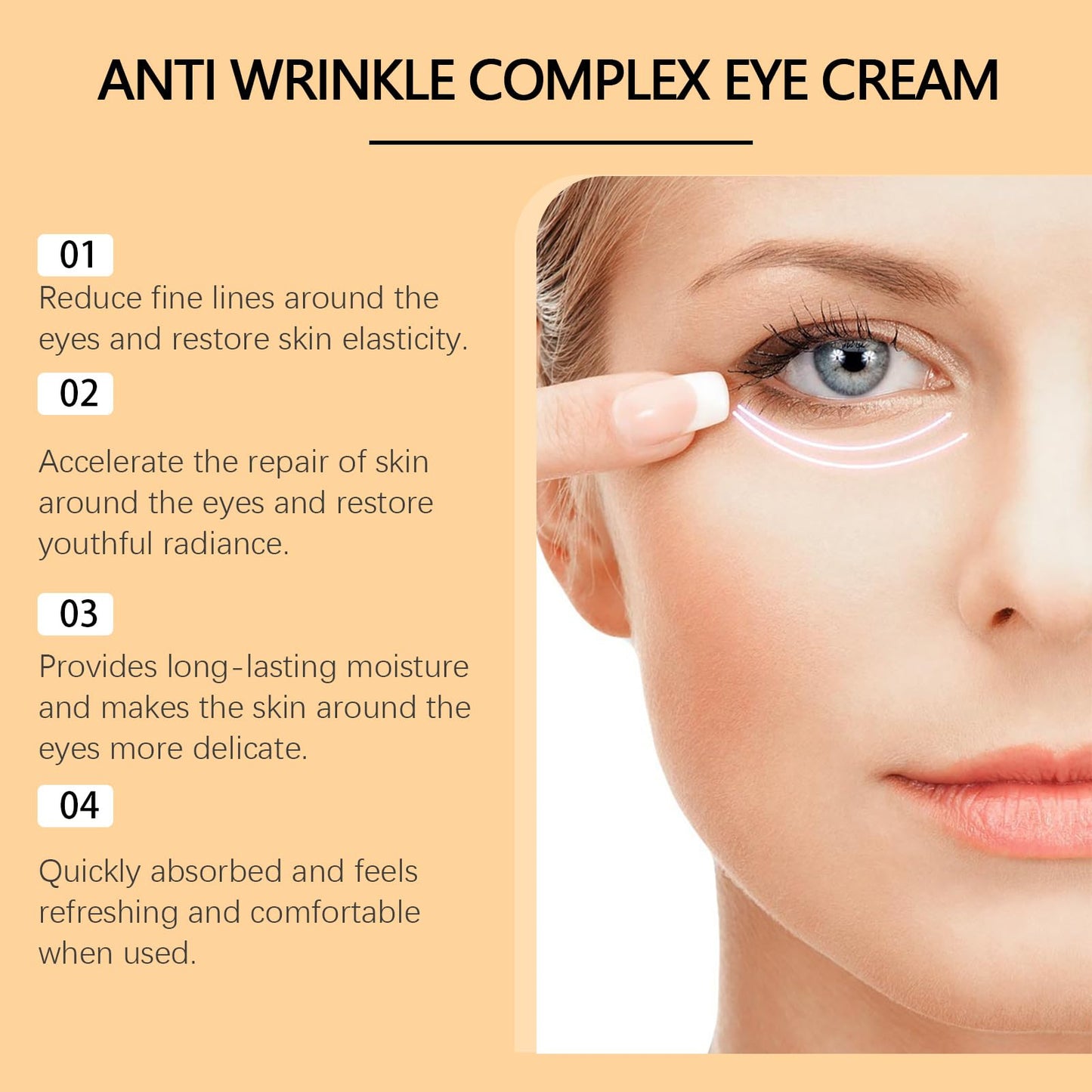 IZBEAUVO Retinol Eye Cream, Retinol Eye Cream for Dark Circles and Puffy Eyes, Eye Bags Remover Eye Cream Anti aging, Under Eye Cream, Reduce Lines Wrinkles Puffiness and Dark Circles, for All Skin Types