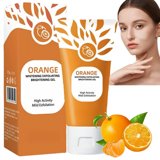 Orange Enzymes Exfoliating Gel,Orange Peeling Gel,Facial Scrub Exfoliating Cleanser,Face and Body Exfoliati/ng Scrub Ge/l,Deep Exfolia-ting Cleanser,Face Exfoliator,Whitening Deep Exfoliator