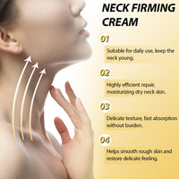 INBOLM Neck Firming Cream,Retinol Collagen Anti-Aging Neck Cream Reduces Wrinkles Fine Lines and Double Chin Tightens and Lifts Sagging Skin Suitable for Women to Lift and Moisturize