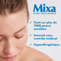 Mixa Expert Sensitive Skin - Hyalurogel Serum - 24H Hydration Booster - Pure Hyaluronic Acid, Vitamin B3 + B5