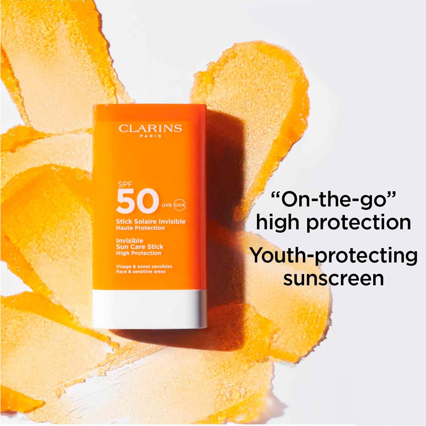 Clarins Invisible Sun Care Stick SPF50 High Protection 17g
