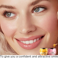 HAORQEE 2PCS Honeybalm Lip Mask Lip Balm Set, Honey Strawberry Lip Sleeping Mask Lip Care Set Lip Repair Lipbalm Lip Balms Lip Plumper, Reduce Lip Lines Moisturiser Nourishing for Dry Peeling Cracked Lips