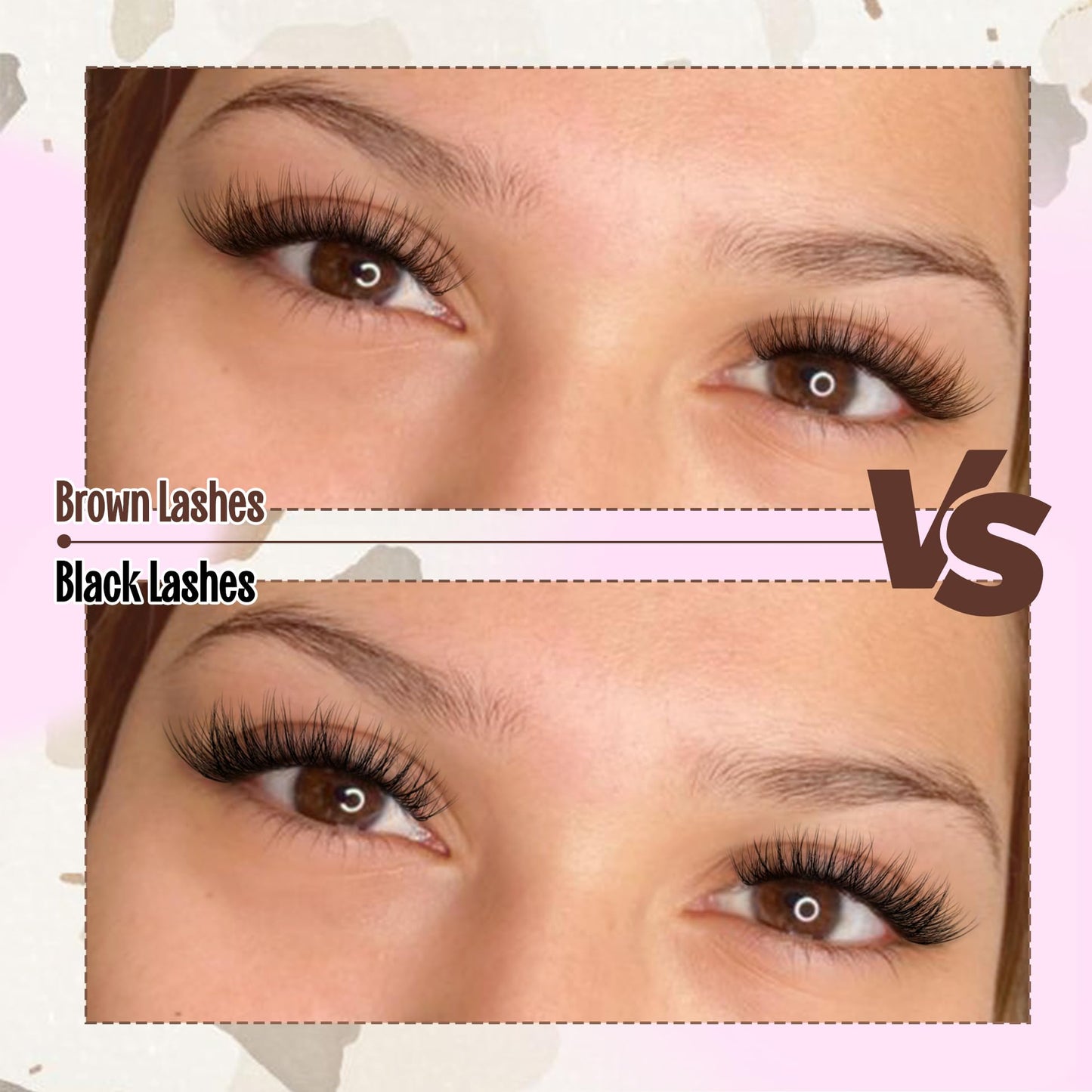 Brown Lash Clusters Kit Dark Brown Eyelash Clusters Gently Fluffy Individual Lashes Kit Natural DIY Lash Extensions Kit Brown Cluster Eyelash Extensions Kit with Lash Bond and Seal, Remover, Tweezers