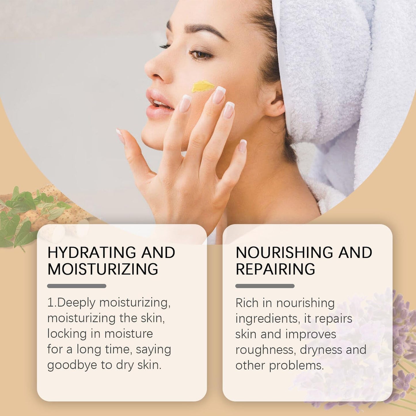 Wild Yam Cream, 60ml Natural Wild Yam Cream For Menopause, Wild Yam Skin Cream, Natural Relief for Menopause Dry SkinWild Yam Cream, 60ml Natural Wild Yam Cream For Menopause, Wild Yam Skin Cream, Nat