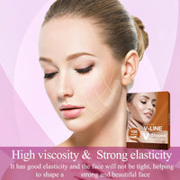 Xunzhi 100PCS Face Lift Tape Invisible,Face Lift Tape,Forehead Wrinkle Patches,Elasticity Tighten Lift Patch,Facial Wrinkle Patches,Face Tape,Instant Tightening Patc-hes,Fa-ce Lif-t Ta-pe V-Shaped