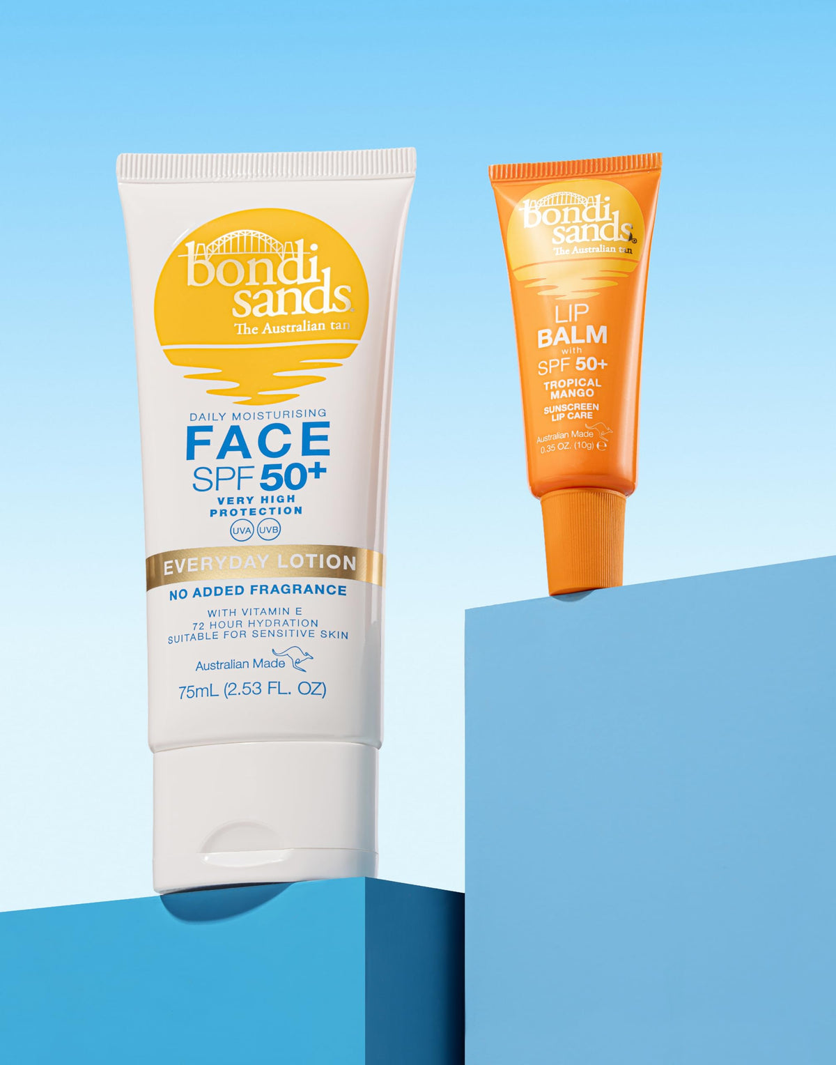 Bondi Sands - Lip Balm SPF 50+ Tropical Mango - moisturizing lip balm with SPF 50 for advanced sun protection, 10 g