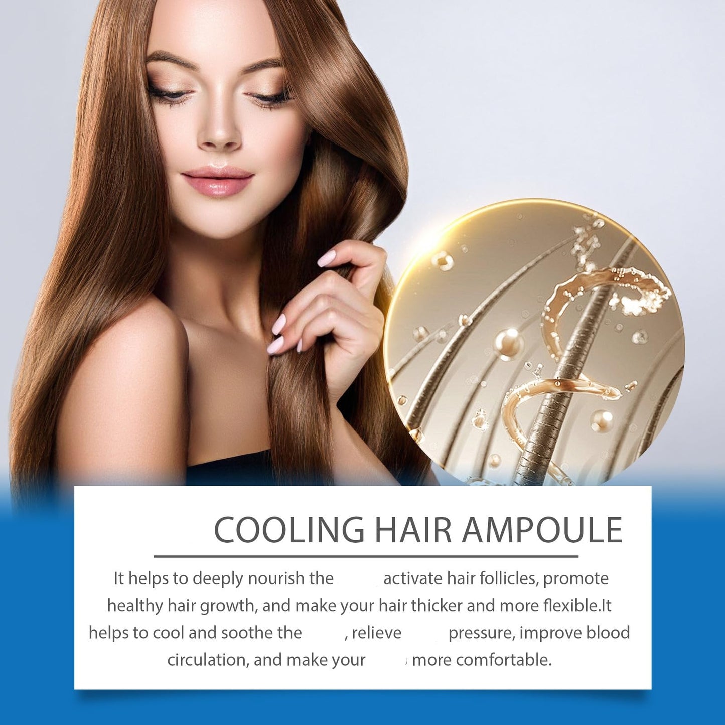 Sca/lp Cooling Hair Ampoule,Sc/alp Hair Ampoule Cooling Hair Ampoule,Hair Serum for Hair Loss,S/calp Cooling & Refreshing,Hair Loss Treatment,Hair Strengthen & Grow,Hair Growth Serum