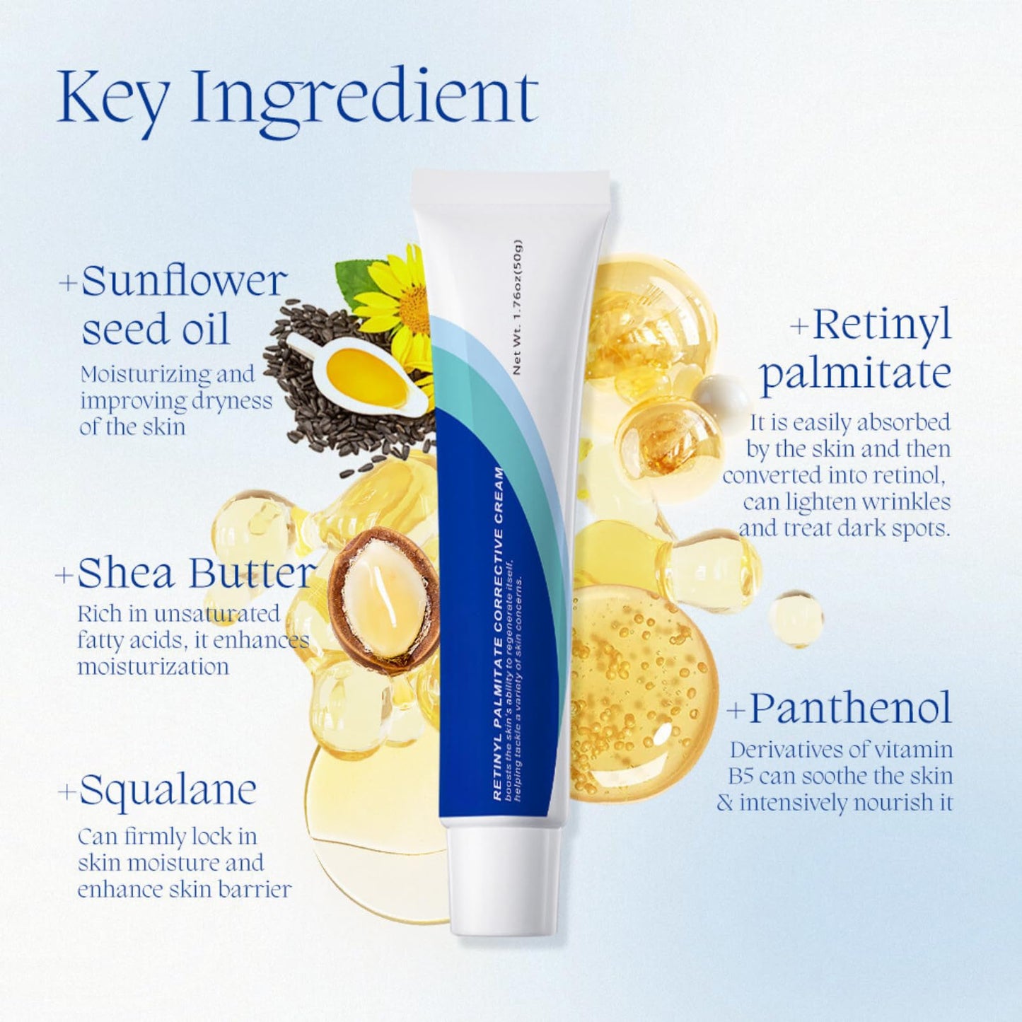 ISBEAUSOLS Vitamin A Retinol Cream - Face Cream For Women - Retinol Anti-Ageing Night Cream - Night Cream for Firmness, Hydration and Anti-Aging Benefits - Night Cream For Women Anti Aging 50 G