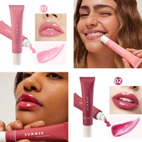4pcs Summer Frdays Lip Balm,Summer Li/p Balm,Summer Sundays Lip Balm,Summ/er Lip Butter Bal/m, Hydrating Vegan L/ip Balm with Shea Butter, Tinted Lip Care for Dry Li/ps, Beauty Vacation Essentials