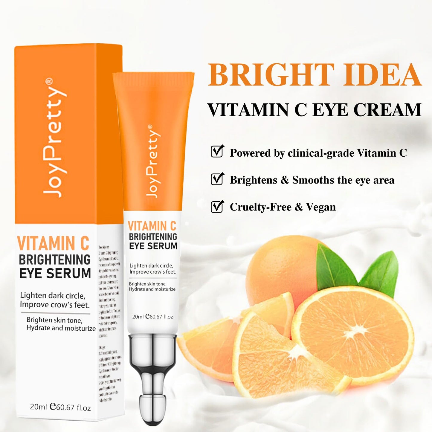 Eye Cream For Dark Circles, Vitamin C Eye Cream For Dark Circles And Puffiness, Anti Wrinkle Eye Cream, Vitamin C Eye Bag Cream For Women/Men, Brightening Eye Cream Anti Aging, Eye Care Products
